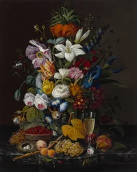 Bouquet vitoriano, c.1850-55 (óleo sobre tela)