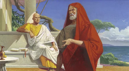 O general Cipião encontra-se com o general Aníbal