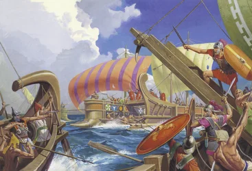 O exército que lutou no mar