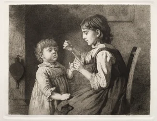 O primeiro bordado, 1884.