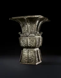 Vaso de vinho Ritual, Fangzun (bronze)
