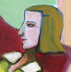 Perfil de uma Mulher Abstrata