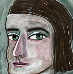 Olhos verdes enigmáticos