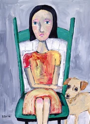 A Rapariga Melancólica e o Cão Fiel