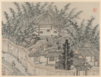 Doze Vistas de Tiger Hill, Suzhou: Pavilhão de Bambu, Tiger Hill