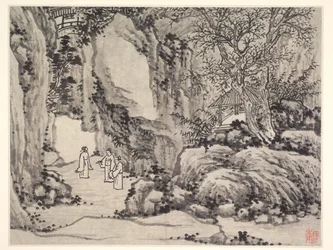 Doze Vistas de Tiger Hill, Suzhou: The Sword Spring, Tiger Hill