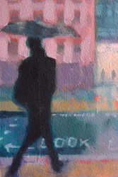 18.01 Mansion House, 2015 (óleo sobre cartão)