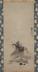 Paisagem de tinta lançada de Haboku, c. 1510.
