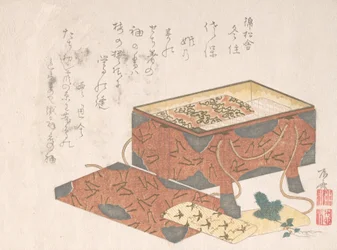 Caixa de laca para roupa, séc. XIX., séc. XIX.