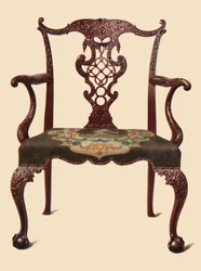 Cadeira de mogno, 1906
