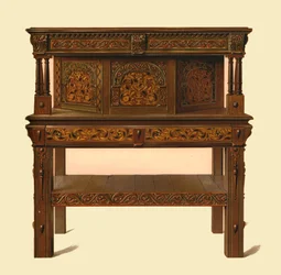 Buffet em carvalho, 1904