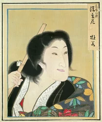 Folha do Álbum de Retratos de Atores, c. 1790-1810.