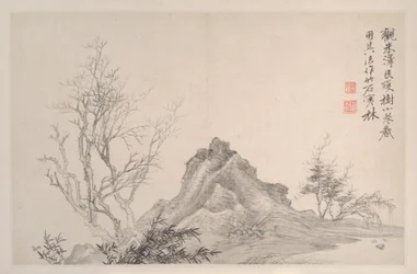 Paisagens à maneira dos mestres Song e Yuan