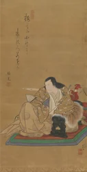 Retrato do ator Arashi Rikan I, ca. 1812