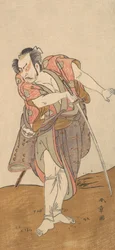 O ator Otani Hiroyemon III, 1726-1792.