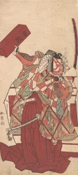 Teforth Ichikawa Dan Juro membro Por um tempo, 12º portão, 1774.