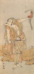 O Segundo Nakamura Juzo como Yakko, 1773 ou