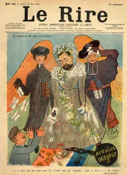 Caricatura de Joseph Reinach, da capa de 