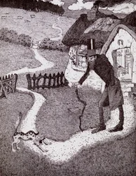 Havia um homem torto, do livro Princesa Marie-Josés Childrens Book, publicado em 1916