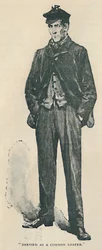 Vestido como um preguiçoso comum, 1892