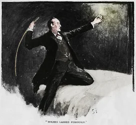 Holmes atacou furiosamente, 1892