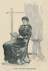 Eu li por cerca de dez minutos, 1892