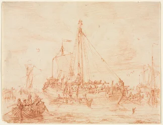 Preparação da casca de arenque, primeiro terço dos anos 1700.