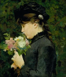 Retrato de Eleonora Tommasi, c.1884-85 (óleo sobre tela)