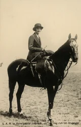 Princesa Yolanda de Saboia (1901-1986), Condessa de Bergolo, cavalo