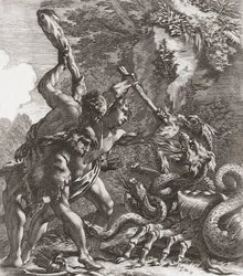 Hércules e a Hidra. (imprimir)