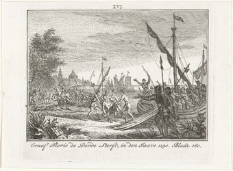 A morte de Floris III da Holanda em Antioquia, 1784