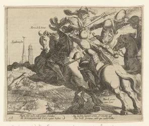 François de la Noue foi feito prisioneiro durante a batalha de Ingelmunster, em 1580
