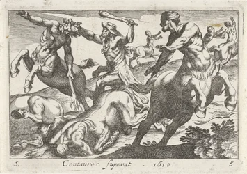 Hércules em combate com os centauros