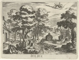Julho
Iulius (título sobre o objecto)
Doze meses (título da série)
