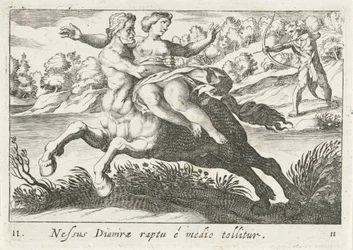 Nessus tenta raptar Deïanira