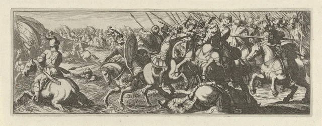 Veldslag bijeen rivier Cavalaria (título da série) Faecvnda o que é a amada de Phaebus e a grata Florentia a homens de gênio aguçado, bastante são mostrados pelos pvgnas, enthea pela força dos seios que Mercúrio esculpiu o cliente experiente (título da sér