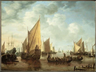 Visita naval de Frederico Hendricks II de Orange, quarto filho de Guilherme I de Orange, governador dos Países Baixos