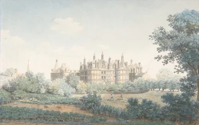 O Castelo de Chambord Visto do Sudoeste, século XVIII.