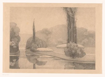 Vista de um parque
Perto de um castelo (título original)