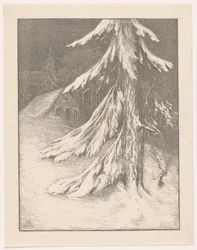 Abeto em paisagem de neve
Inverno (título original)