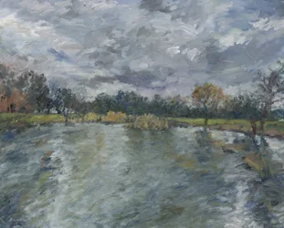 Lagoa n.º 13, 2023 (óleo sobre tela)