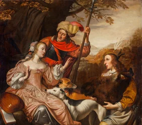 Retrato de grupo (óleo sobre tela)