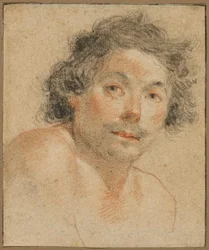 Retrato de busto de um jovem