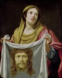 Santa Verónica segurando o Santo Sudário