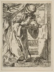 Santo Antônio de Pádua segurando o Menino Jesus, ca.1635-1636.