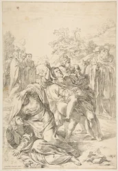 São Bento exorcizando um demônio, ca. 1637-1639.