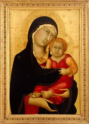 Madonna and Child, c.1326 (tempera sobre madeira, solo dourado)