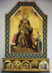 São Luís Bispo de Toulouse coroando seu irmão Robert de Anjou, Rei de Nápoles