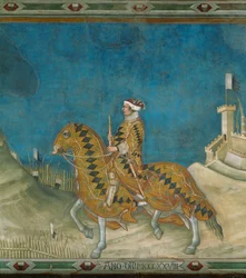 O condottiere Guidoriccio da Fogliano a cavalo (fresco)