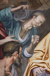 Adoração dos pastores, 1578-82 (detalhe de 3497111)